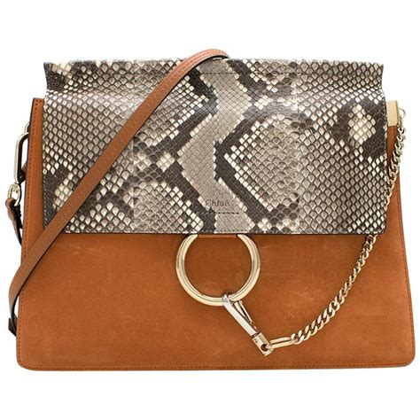 chloe bag dupe faye|chloe faye python bag.